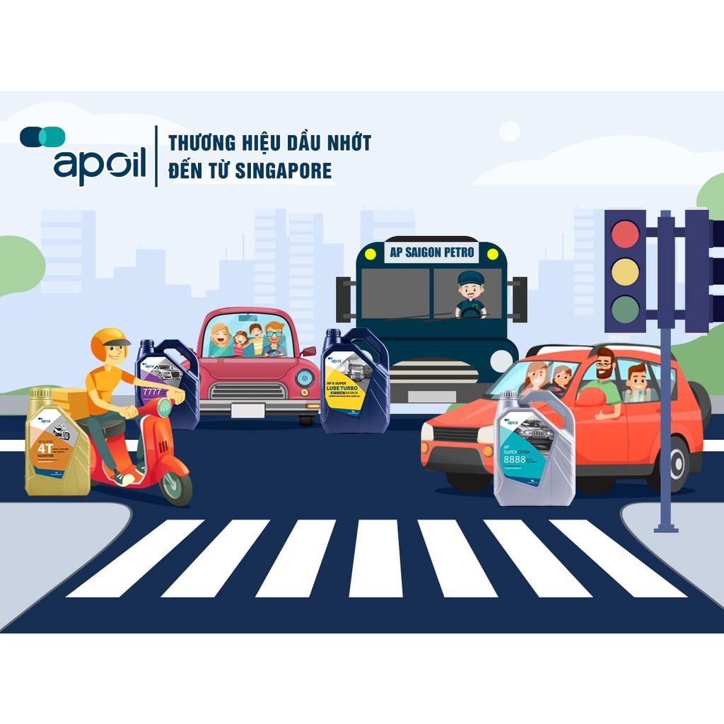 Dầu nhớt hộp số SAIGON PETRO dành cho ô tô  - SP Gero - Dung tích 4L