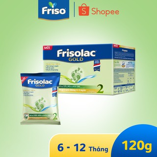 Hộp Sữa Bột Frisolac Gold 2 120G (4 gói x 30g)