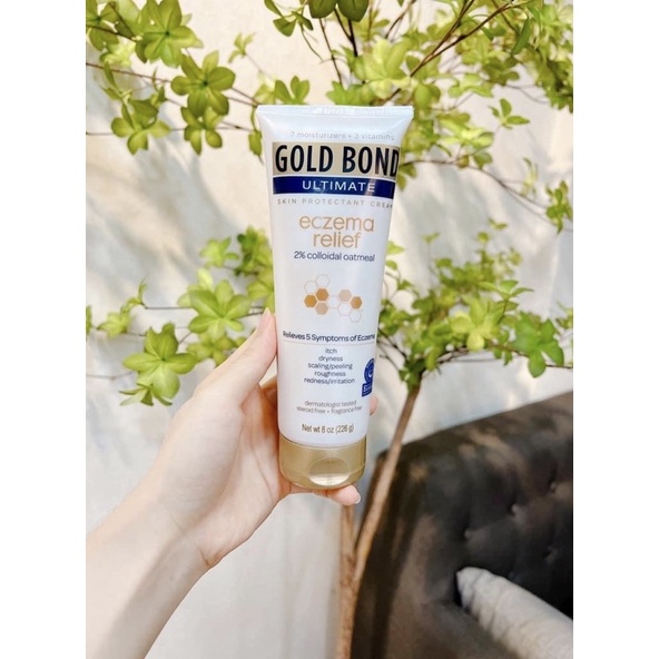 Kem giảm chàm và viêm da cơ địa Gold Bond Ultimate Eczema Relief Cream 226gr - CHÍNH HÃNG