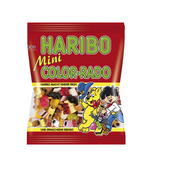 Kẹo Dẻo mix các loại hiệu Mini ColorRado hiệu Haribo 175g