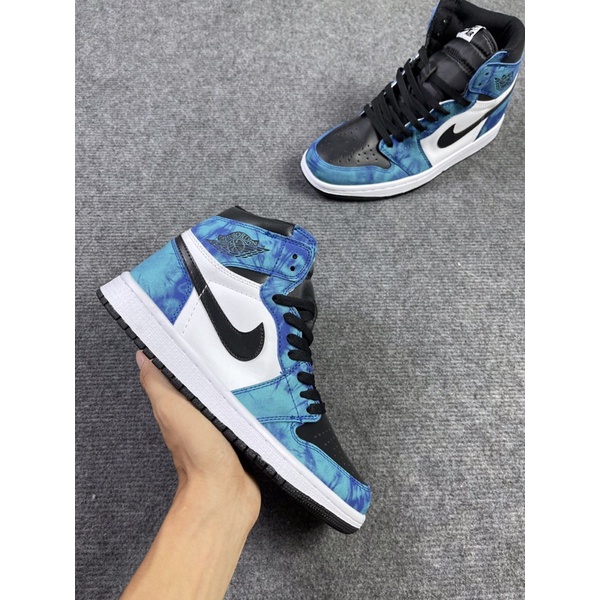 Giày Sneaker Jordan Xanh Loang Cao