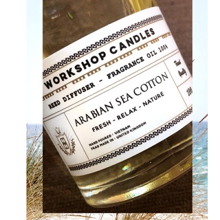 Tinh dầu khuếch tán Arabian Sea Cotton Workshop Candles H&H Home 100ml