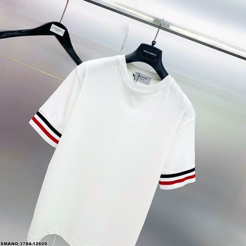 Áo Phông Thome Viền Tay Cho Nam Nữ, Áo thun form rộng hot trend 2022