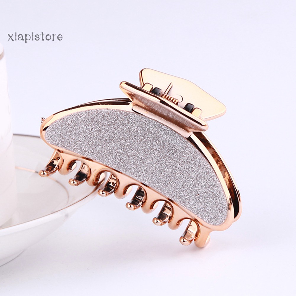 Kẹp Tóc Nhựa Màu Trơn Thời Trang Cho Nữ
