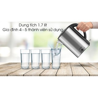 Bình đun siêu tốc giữ nhiệt Philips 1.7 lít HD9316