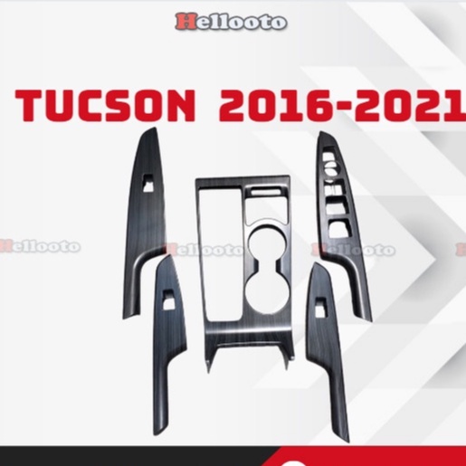 Ốp nội thất vân đá xe Tucson 2016 2017 2018 2019 2020- 5 chi tiết + tặng kèm keo tăng dính