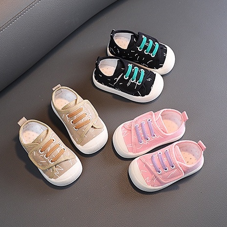 Giày thể thao quai dán sành điệu cho bé trai bé gái size 17-22