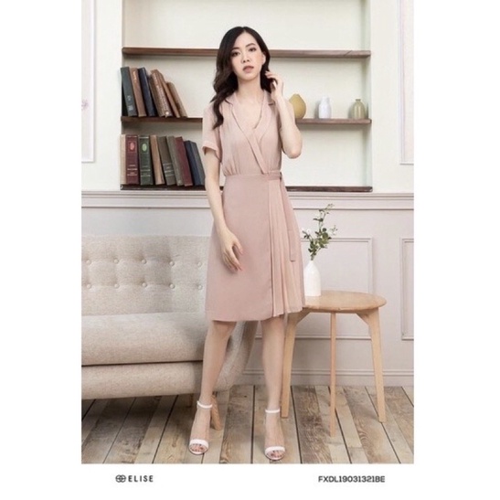 Đầm Elise sz L New 99%