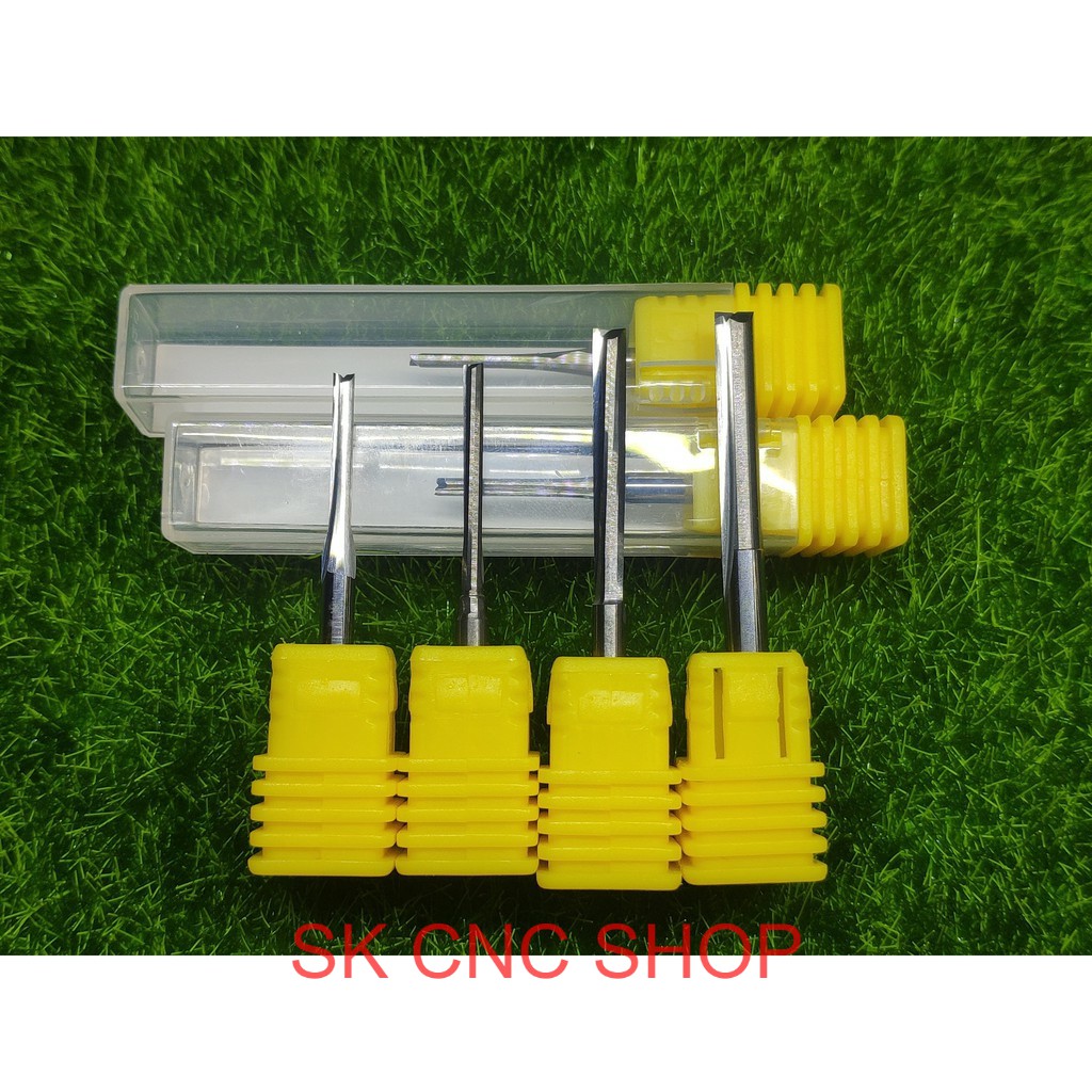 Mũi dao CNC 2 ME thẳng - 5A - Chuyên Alu - SK CNC SHOP