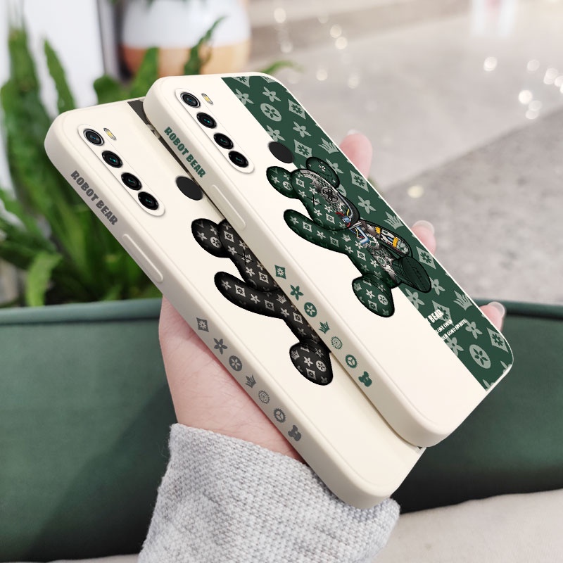 Ốp Điện Thoại Hình Gấu Thời Trang Sáng Tạo Cho Xiaomi Redmi Note 8 7 Pro