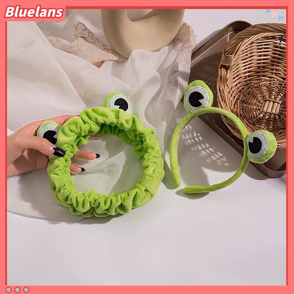 Băng Đô Cài Tóc Co Giãn Chống Trượt Hình Ếch / Động Vật Dễ Thương Dành Cho Bạn Nữ 48h