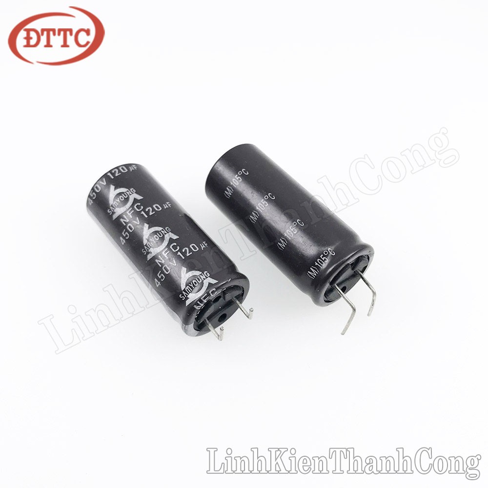 Tụ SAMYOUNG 120uF 450V (18x40mm)