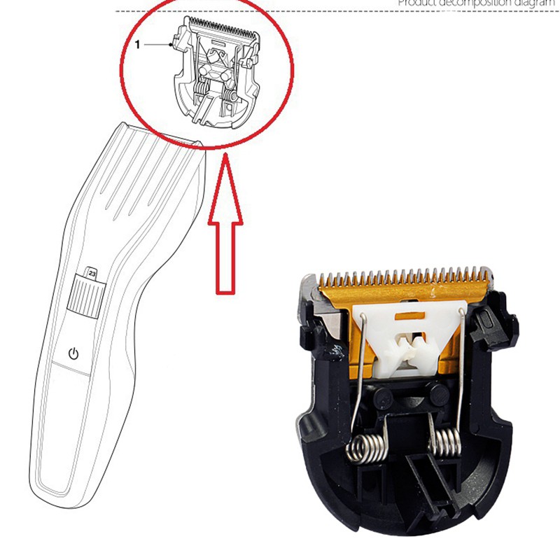 [Hàng mới về] Lưỡi dao cắt tóc thay thế cho tông đơ Philips Hc3400 Hc3410 Hc3420 Hc3422 Hc3426 Hc5410 Hc5440 Hc5442