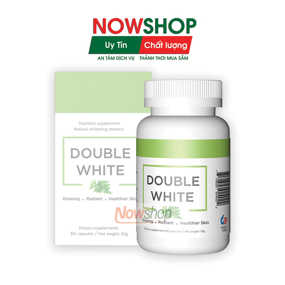 Double White - Viên uống trắng da, giảm nám, mờ thâm, bổ sung Glutathione, tăng sinh Collagen giúp đẹp da, chống nắng | BigBuy360 - bigbuy360.vn