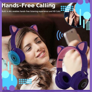 Tai nghe mèo kết nối bluetooth Hasu BT028