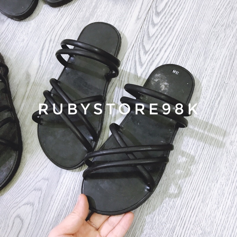 Dép cao su quai chéo siêu bền