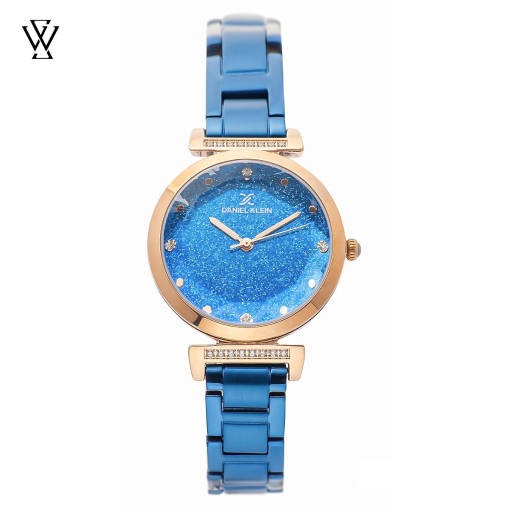 Đồng Hồ Quartz Nữ Daniel Klein Premium Ladies WATCHSTORE DK.1.12536.5 Mặt Kính Khoáng 34mm, Dây Kim Loại, Vỏ Thép
