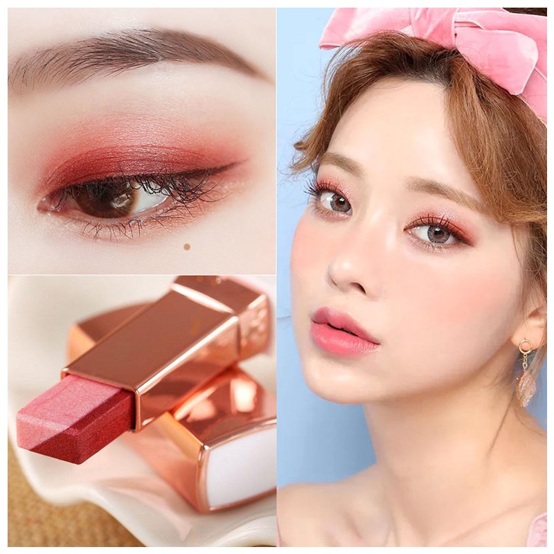 Phấn mắt nội địa trung novo dạng thỏi 2 đầu chống nước tiện như đánh son môi