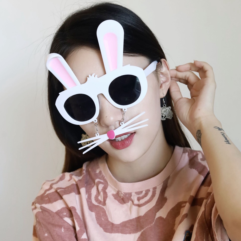 Kính Mát Nữ Hình Thỏ Dễ Thương