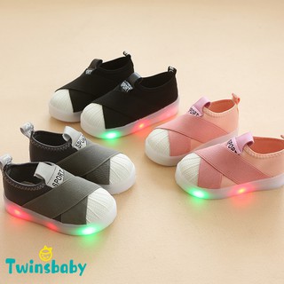 Giày thể thao có đèn LED phát sáng năng động đáng yêu cho bé trai và gái