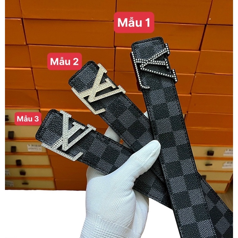 [Đính đá] Thắt lưng lv đính đá/Thắt lưng nam lv