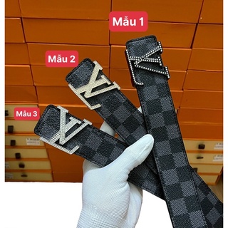 [Đính đá] Thắt lưng lv đính đá/Thắt lưng nam lv