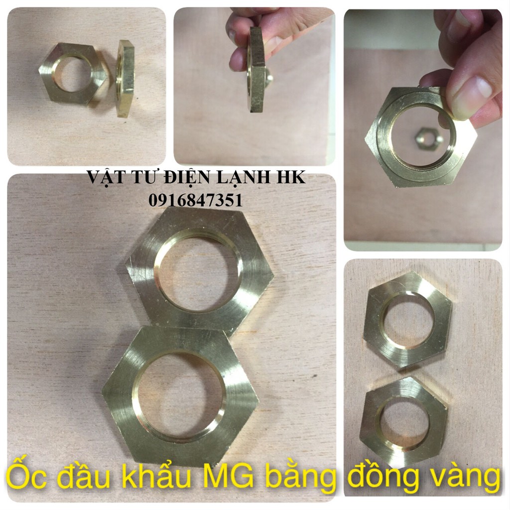 Ốc đầu khẩu hãm lồng máy giặt lục giác 36mm - Ecu siết lồng máy giặt