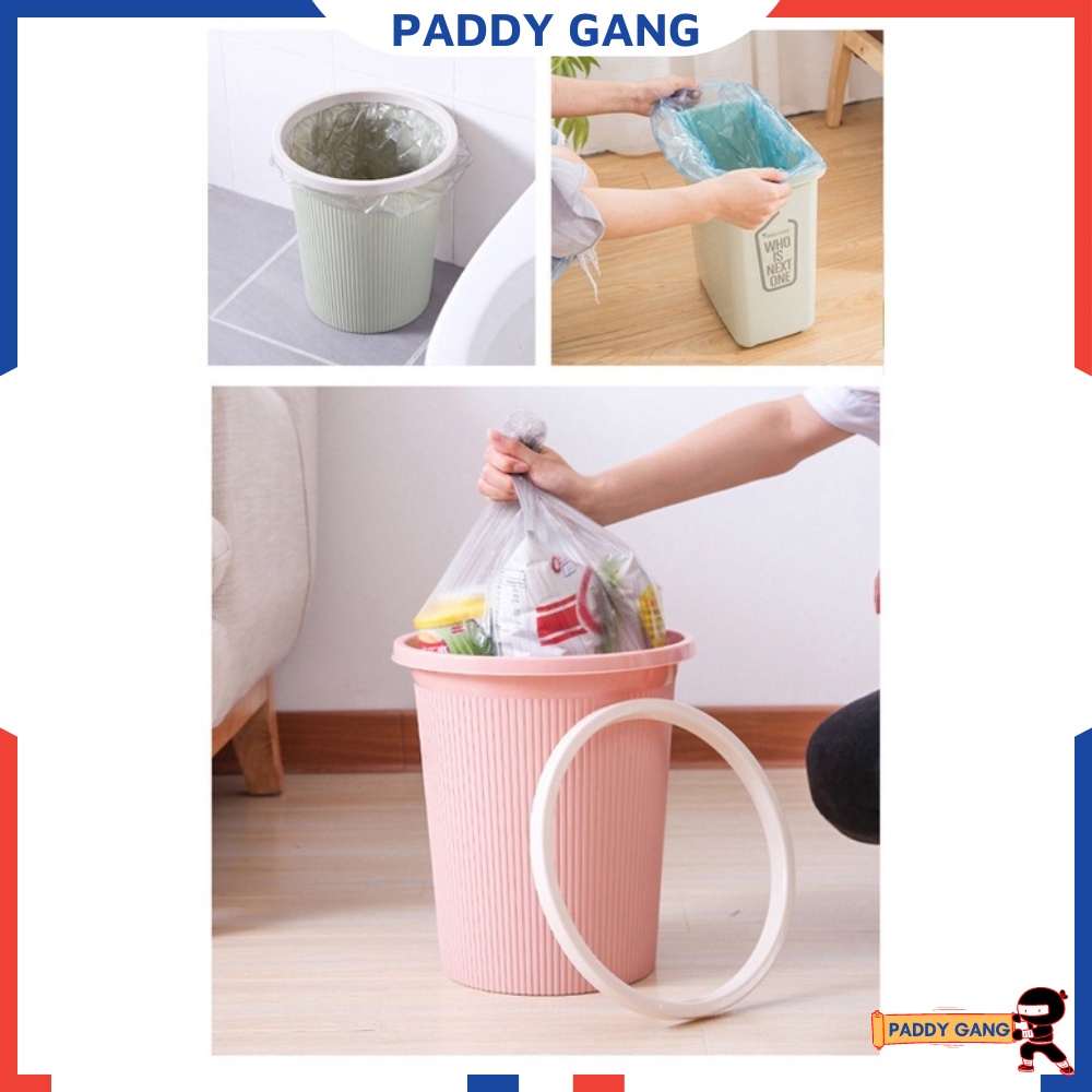5 Cuộn Túi NiLon Đựng Rác Tự Phân Hủy Sinh Học size 45x50cm Túi Bóng Đen Dày Bao Chứa Rác Nhà Bếp Nhà Tắm Vệ Sinh
