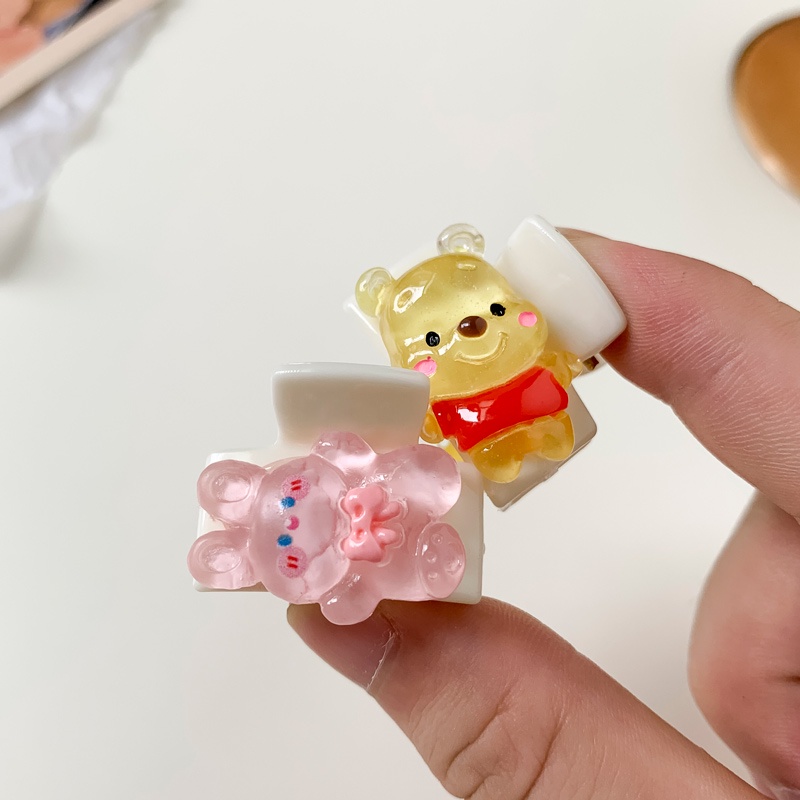 Kẹp Tóc Hình Chú Gấu Hoạt Họa Đáng Yêu Thời Trang Hàn Quốc 2022 Cho Bé Gái