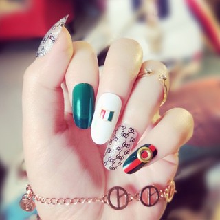 Bộ 24 Móng Tay Giả Nail Gucci