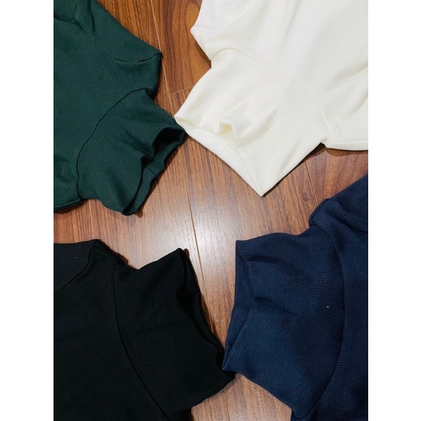 Áo len cổ cao xuất Hàn