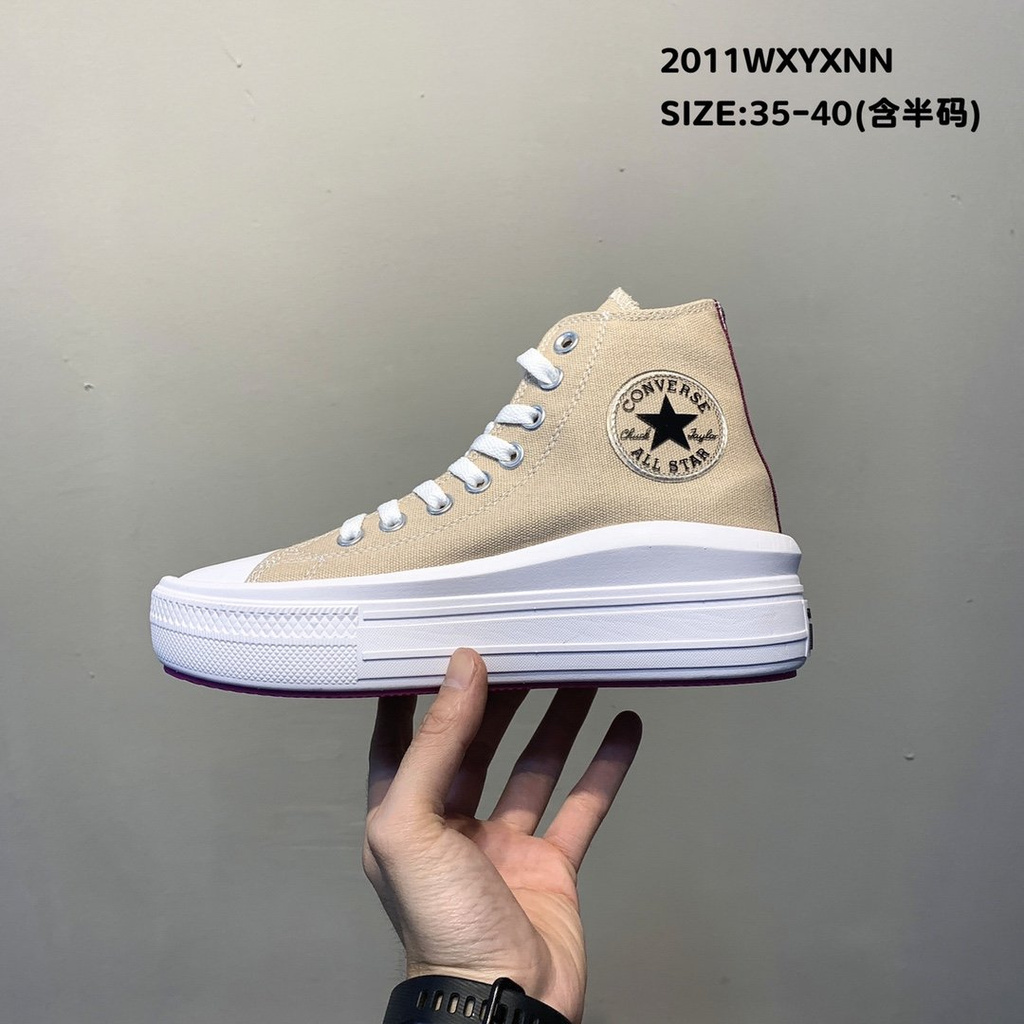 Giày Thể Thao Converse All Star Đế Dày Tăng Chiều Cao Thời Trang 2011wxytis