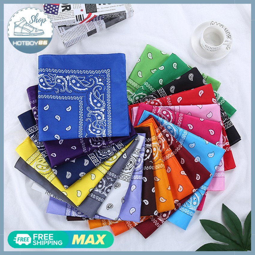 Khăn Turban Headband Bandana Đội Đầu Họa Tiết Cá Tính Cho Nam Nữ,khăn tuban,