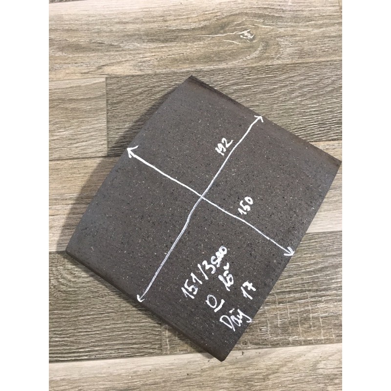 Sản phẩm gia đình làm: Combo 8 miếng má phanh sau 151 - không lỗ (192*150*17)/3 sao kồ rế à