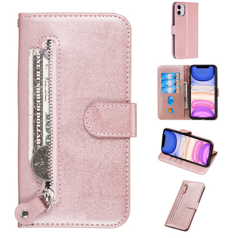 Bao Da Có Ngăn Đựng Thẻ Tiện Dụng Cho for iPhone11 Pro Xs Max Xr I8 I7 Se 2020