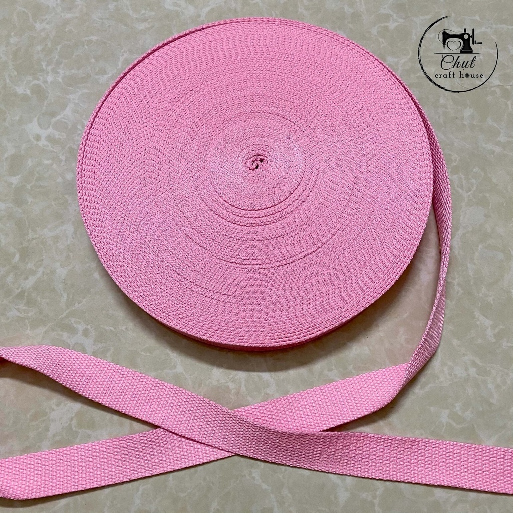 Dây quai cotton dệt cao cấp làm dây đeo túi xách balo