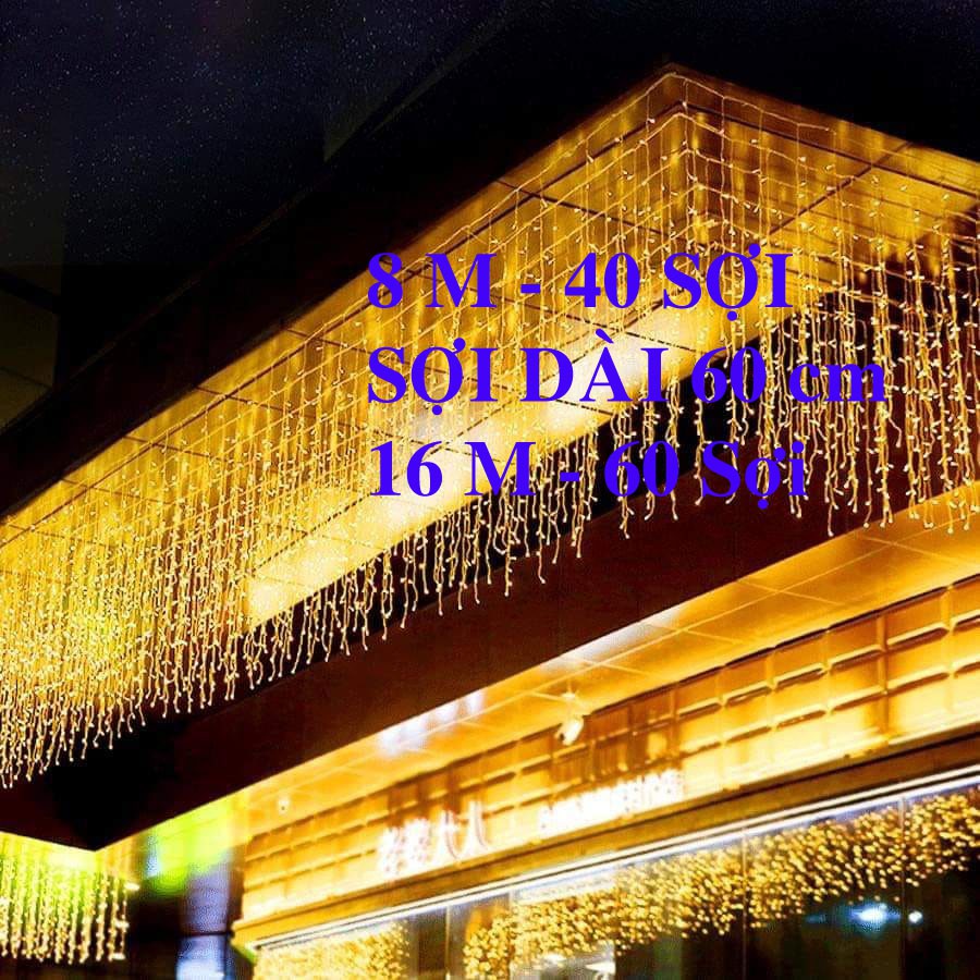Đèn Rèm Mành Mưa Led Rủ Mành Đèn Led Thả Mành Trang Trí Ngoài Trời Trang Trí Sự Kiện Nhà Cửa Sảnh Quán Cafe