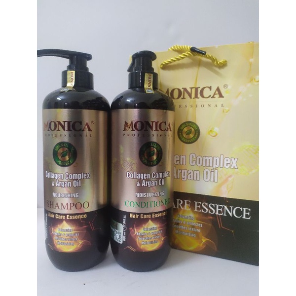 Cặp Dầu gội MONICA chống rụng và kích thích mọc tóc, phục hồi hư tổn 800ml