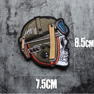 Patch vải velcro chiến binh dán ba lô, nón , quần áo , túi xách