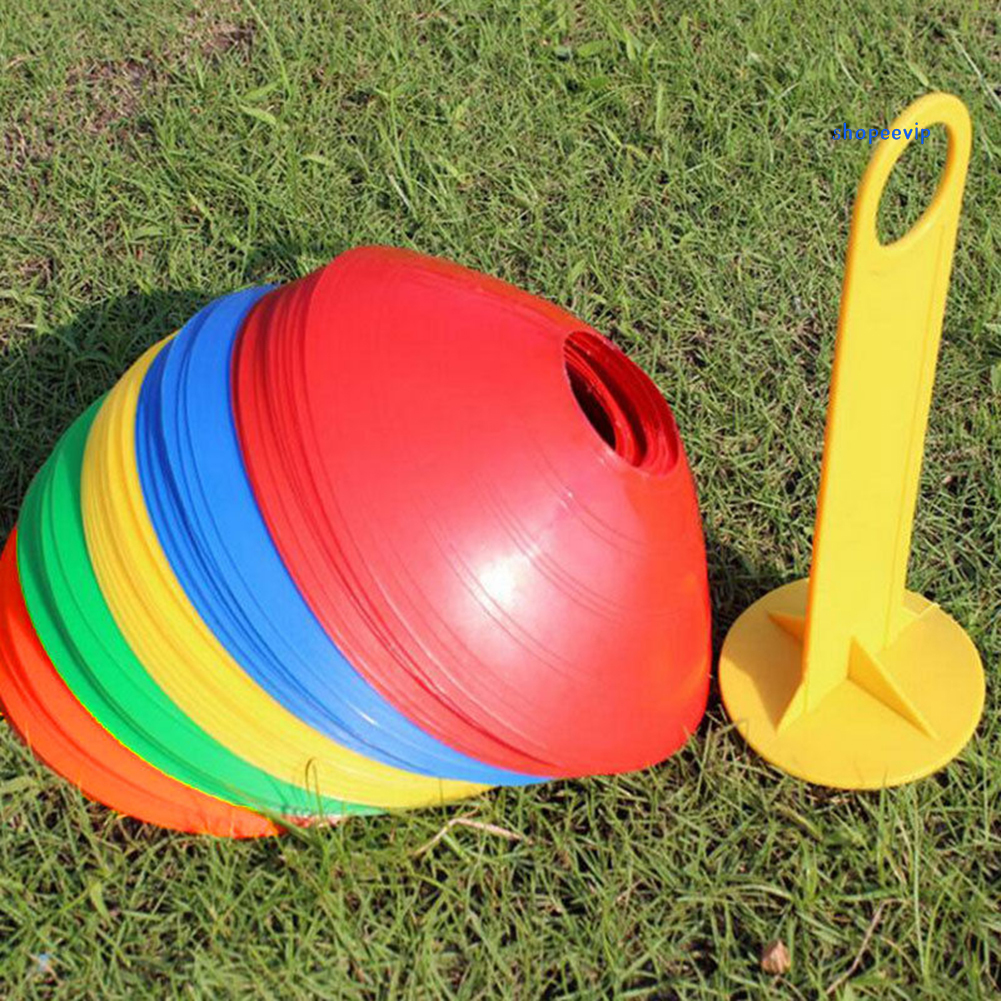 SPVP Disc Cones Soccer Football Rugby Field Marking Coaching Training Agility Sports