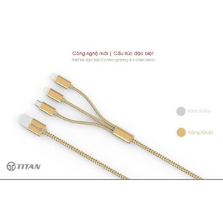 CÁP SẠC 3 ĐẦU TITAN CA18