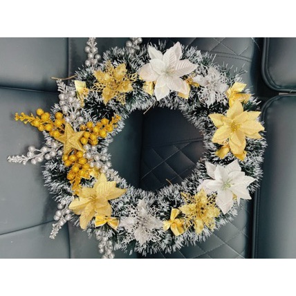Vòng dây rừng handmade làm vòng nguyệt quế , treo cửa giáng sinh, trang trí noelFLORA DECOR store