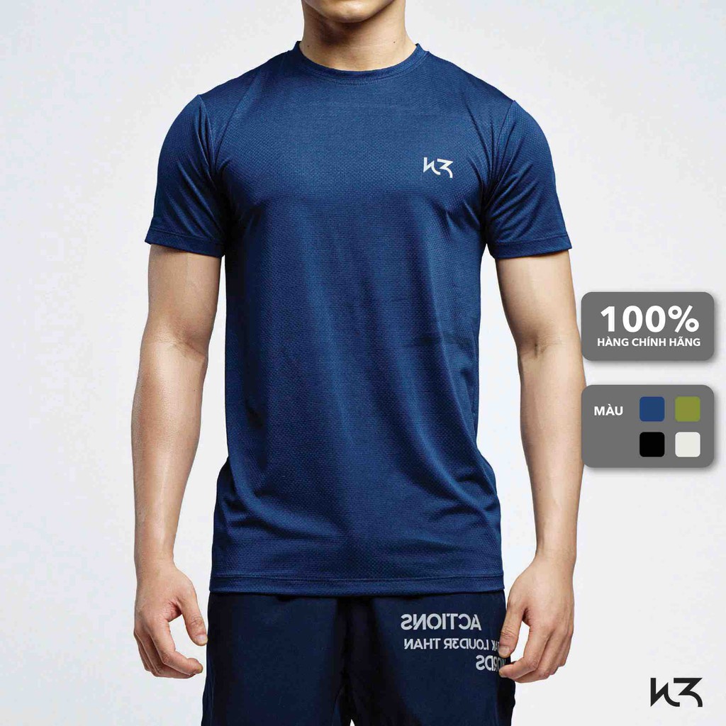 Áo thun T-shirt Whistl3 W3 Logo Tshirt chất liệu Polyester Doubleknit, 2 màu rêu & navy, phong cách thể thao, thoải mái