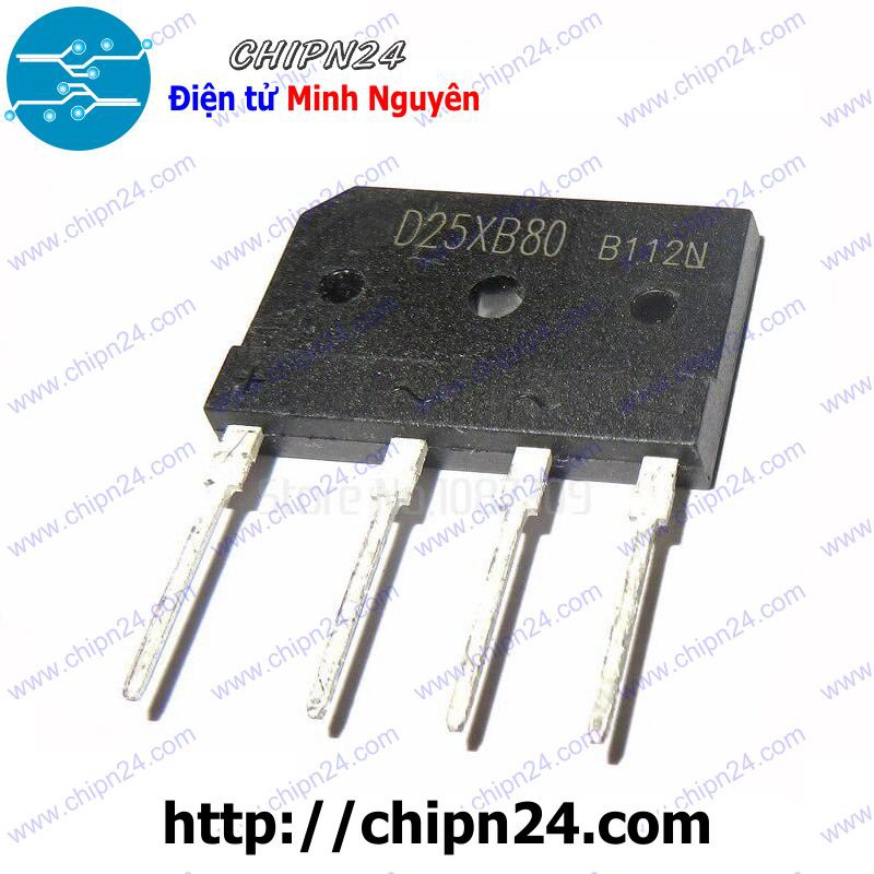 [1 CON] Cầu Diode D25XB80 25A 800V