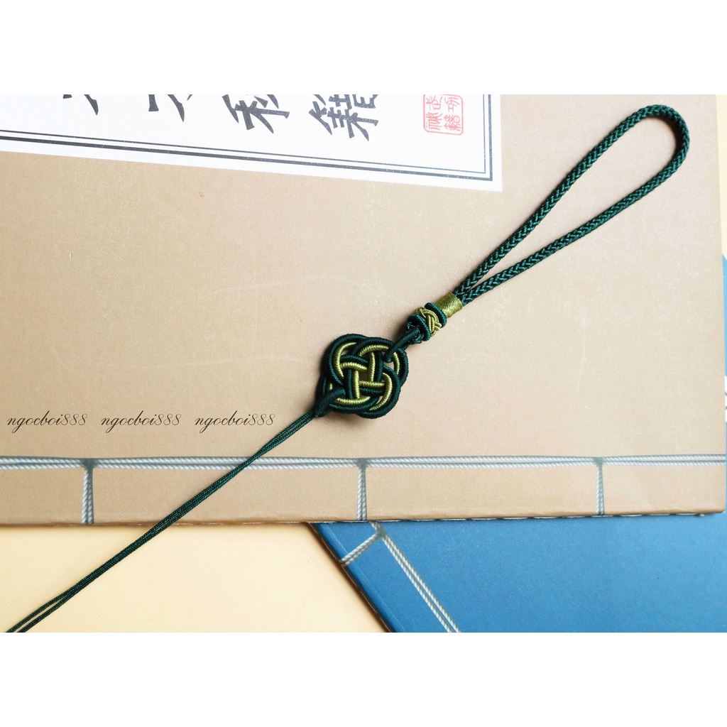 Nút Thắt Kim Tiền Treo USB, Chìa Khóa, Trang Trí Tua Rua, Gắn Ngọc Bội