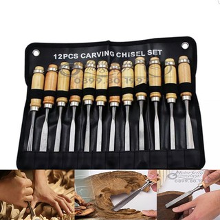 Bộ đục gỗ 12 món cao cấp