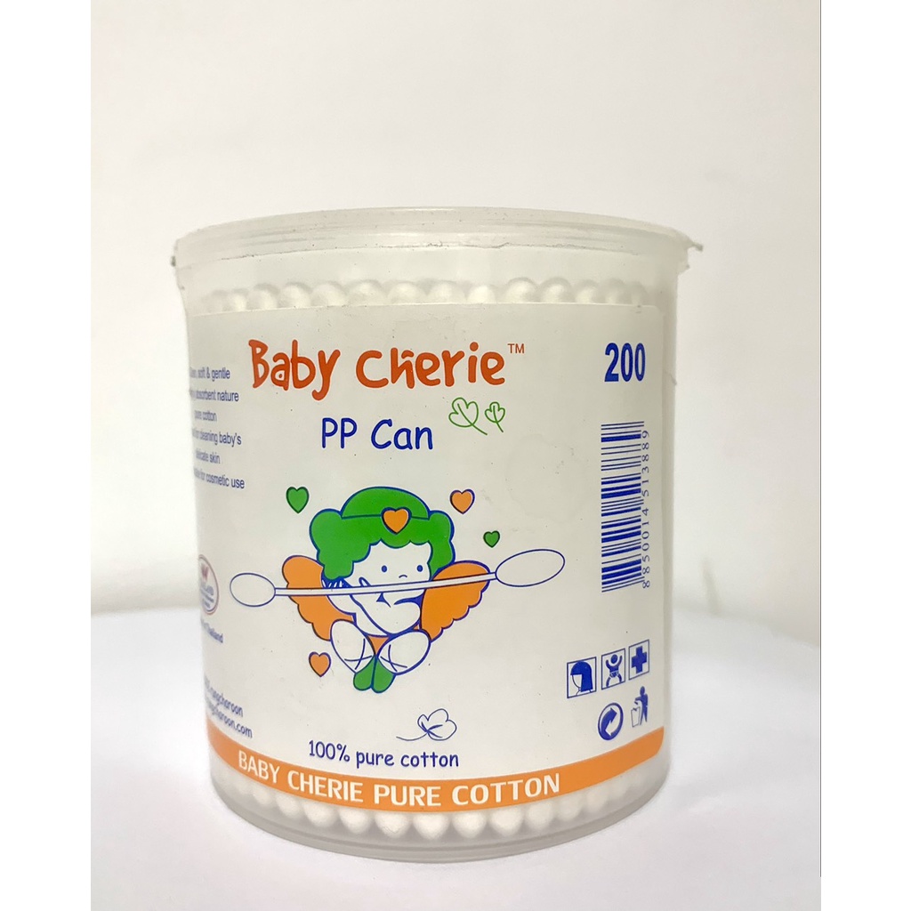 [ẢNH TỰ CHỤP] Bông tẩy trang, bông tròn, bông tăm CHERIE thương hiệu Thái Lan 100% pure cotton 40-50-100g