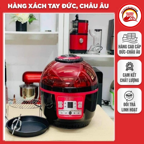 Nồi Chiên Không Dầu KLARSTEIN TURBO 9 Lít Với 8 Chương Trình Được Cài Đặt Khác Nhau - hàng Đức
