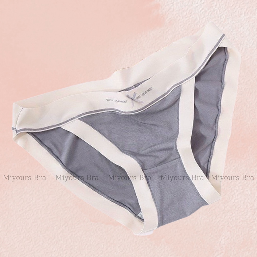 Quần lót nữ MiYours Fashion & More QL1065 vải cotton lạnh phối cạp su mềm mát, nâng mông tôn dáng gợi cảm, chống viêm