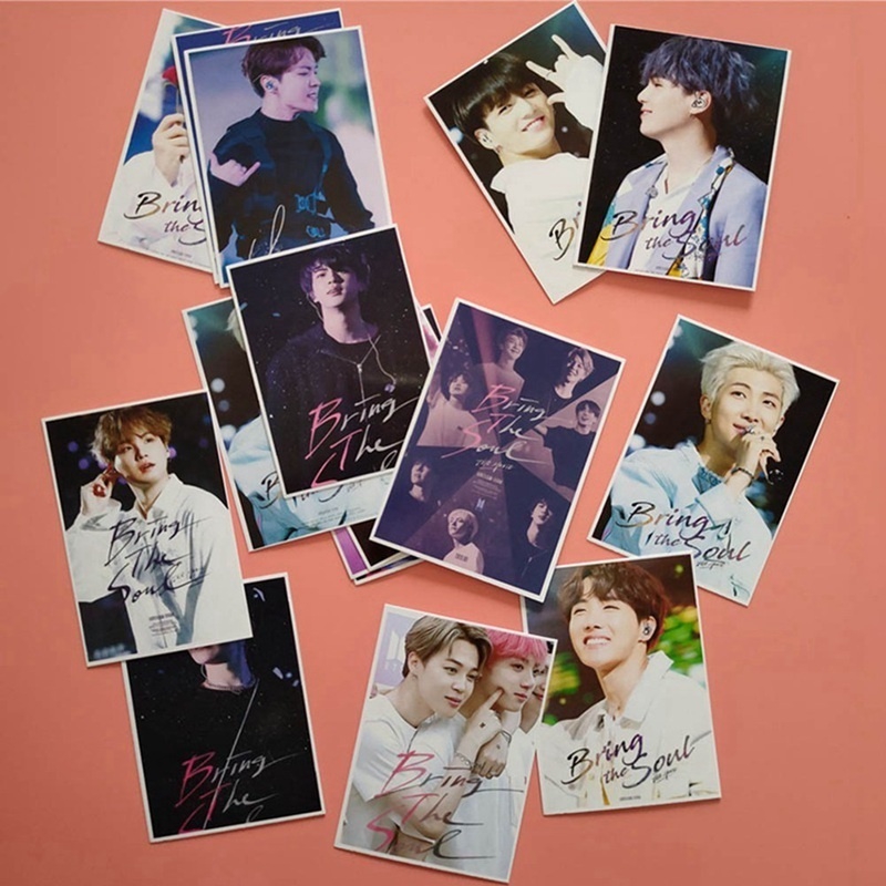 Set 16 Tấm Ảnh Lomo Card Suga Jimin Nhóm Bts